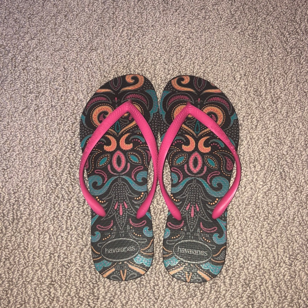 patterned havaianas